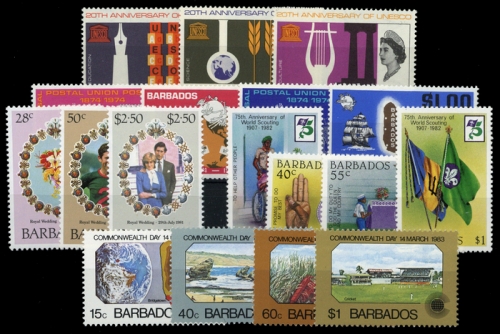 1967, Barbados, 259-61 u.a., **