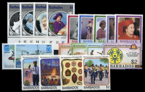 1985, Barbados, 633-36 u.a., **