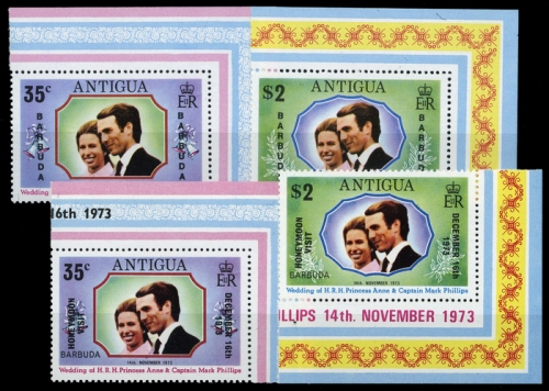 1973, Barbuda, 107-08 u.a., **