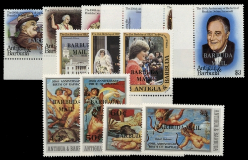 1982, Barbuda, 624-26 u.a., **