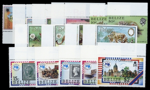 1983, Belize, 698-01 u.a., **