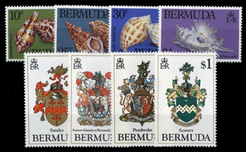 1982, Bermuda, 408-11 u.a., **