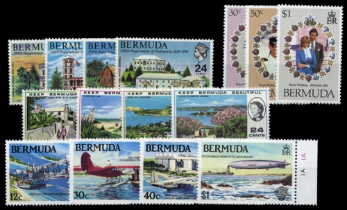 1970, Bermuda, 261-64 u.a., **
