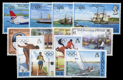1980, Bermuda, 382-85 u.a., **