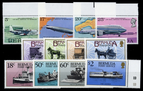 1974, Bermuda, 307-10 u.a., **