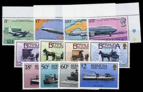 1974, Bermuda, 307-10 u.a., **