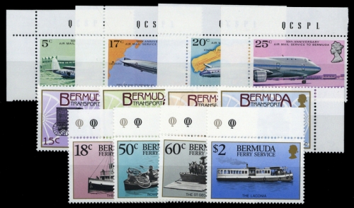 1974, Bermuda, 307-10 u.a., **