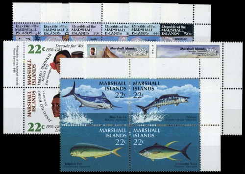 1985, Marshall Inseln, 40-45 u.a., **