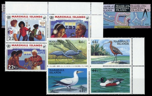 1984, Marshall Inseln, 5-10 u.a., **