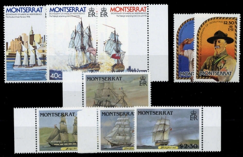 1976, Montserrat, 359-62 u.a., **