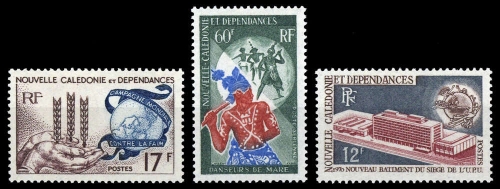 1963, Neukaledonien, 387 u.a., **