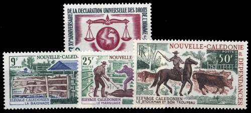1963, Neukaledonien, 393 u.a., **