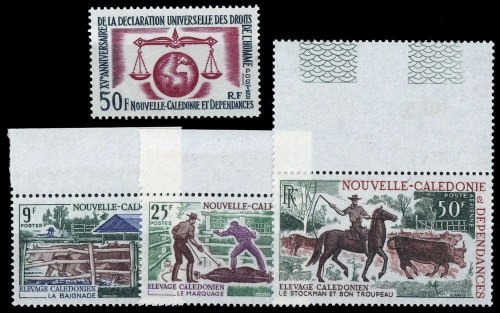 1963, Neukaledonien, 393 u.a., **