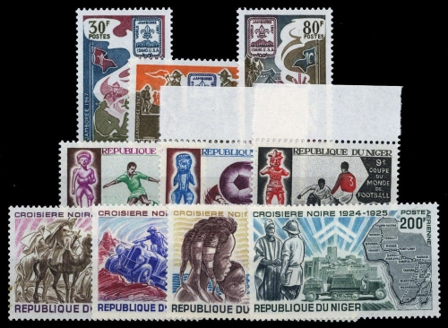 1967, Niger, 160-62 u.a., **