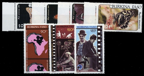 1984, Burkina Faso, 972-75 u.a., **