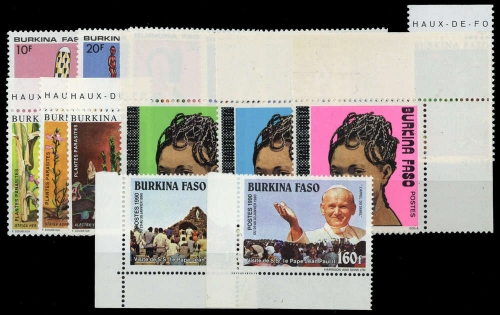 1988, Burkina Faso, 1172-77 u.a, **