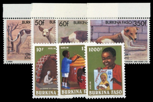 1989, Burkina Faso, 1214-17 u.a, **