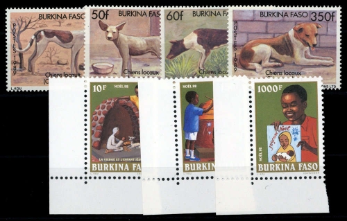 1989, Burkina Faso, 1214-17 u.a, **