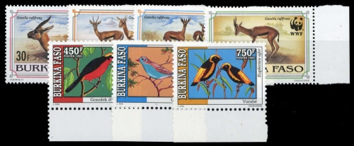 1993, Burkina Faso, 1298-01 u.a, **