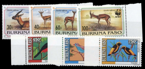 1993, Burkina Faso, 1298-01 u.a, **