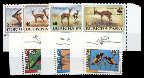 1993, Burkina Faso, 1298-01 u.a, **
