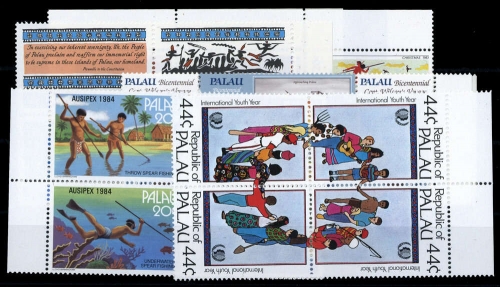1983, Palau Inseln, 1-4 u.a., **