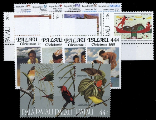 1983, Palau Inseln, 24-28 u.a., **