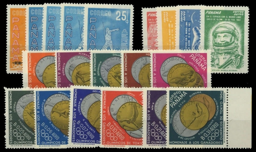 1962, Panama, 626-30 u.a., **