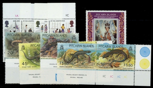 1988, Pitcairn, 320-23 u.a., **