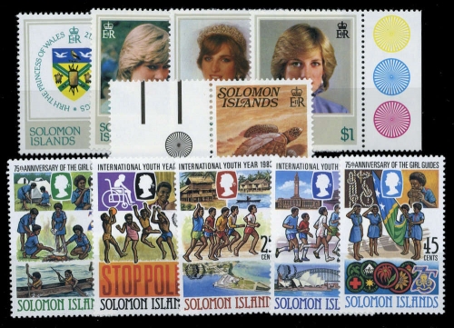 1982, Salomoninseln, 466-69 u.a., **