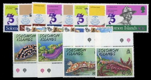 1982, Salomoninseln, 477-84 u.a., **