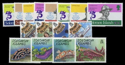1982, Salomoninseln, 477-84 u.a., **