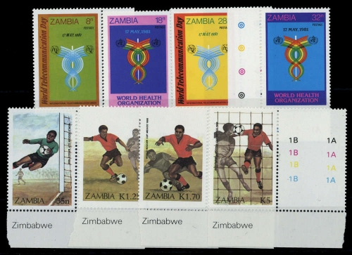 1981, Sambia, 245-48 u.a., **