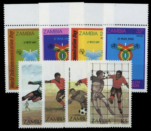 1981, Sambia, 245-48 u.a., **
