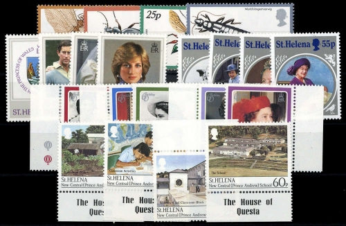 1982, St. Helena, 353-56 u.a., **