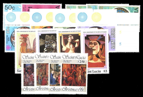 1976, St. Lucia, 396-97 u.a., **