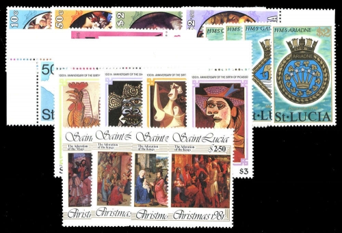 1976, St. Lucia, 396-97 u.a., **