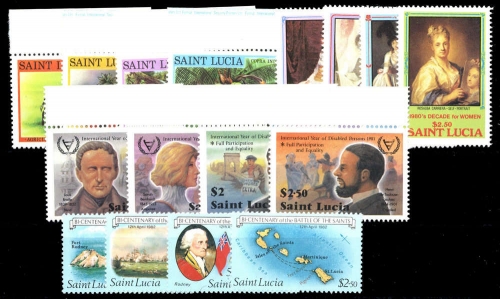 1979, St. Lucia, 458-61 u.a., **