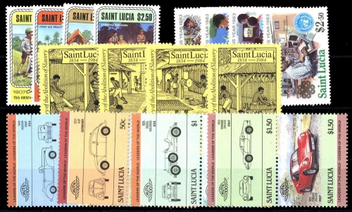 1982, St. Lucia, 582-85 u.a., **