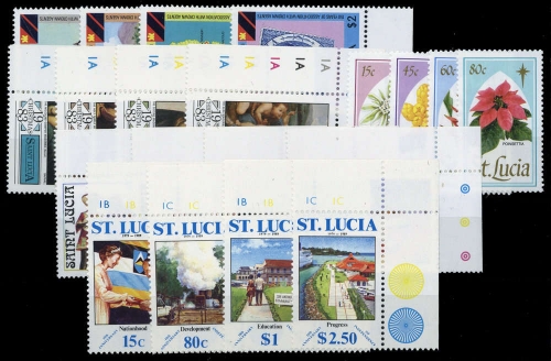 1983, St. Lucia, 598-601 u.a, **