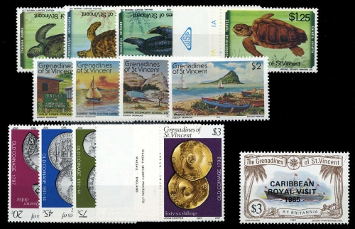 1978, St. Vincent Grenadinen, 156-59 u.a., **
