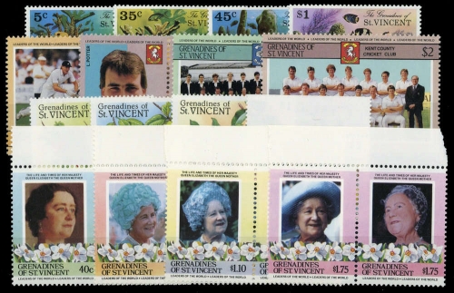 1976, St. Vincent Grenadinen, 75-78 u.a., **