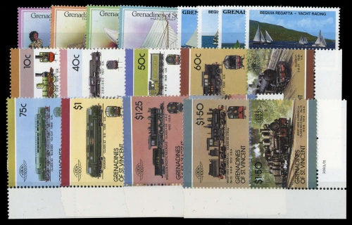 1986, St. Vincent Grenadinen, 479-82 u.a., **