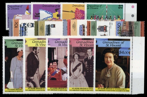 1985, St. Vincent Grenadinen, 401-08 u.a., **