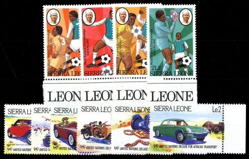 1982, Sierra Leone, 674-77 u.a., **