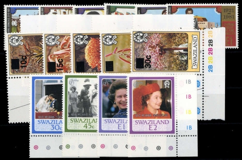 1981, Swaziland, 378-83 u.a., **