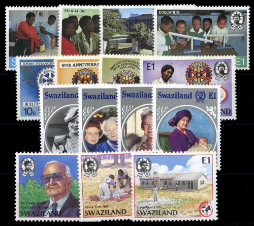 1984, Swaziland, 445-48 u.a., **