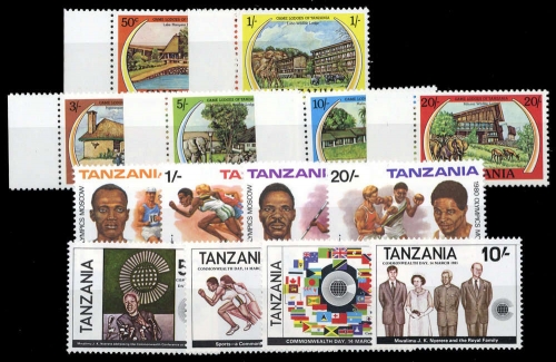 1978, Tansania, 107-12 u.a., **