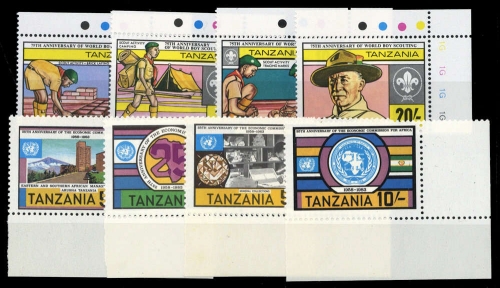 1982, Tansania, 205-08 u.a., **