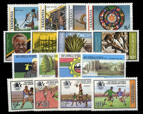 1981, Tansania, 181-84 u.a., **